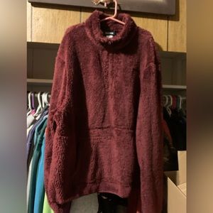 Rebook fuzzy pullover